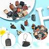 20Pcs 10 Styles Natural & Synthetic Mixed Gemstone Pendants G-FS0005-93P-02-3