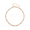 Alloy Colorful Rhinestone Chain 3 Layered Anklets for Women AJEW-A069-01A-G-3