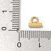 Ion Plating(IP) 304 Stainless Steel with Rhinestone Charms STAS-G351-15G-4