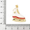 Brass Enamel Pendants KK-L239-041G-3
