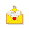 304 Stainless Steel Enamel Pendants STAS-OY001-75G-1