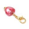 Pearlized Handmade Porcelain Pendant Decorations HJEW-JM03942-01-5