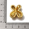 Brass with Cubic Zirconia Pendants KK-Q818-02X-G-3