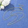Brass Cable Chains Necklace for Women NJEW-P265-08G-4