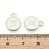 Alloy and Enamel Charms ENAM-T021-28K-3