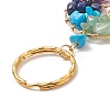 Synthetic Turquoise Keychain X1-KEYC-JKC00435-05-3