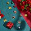 Brass Micro Pave Colorful Grade AAA Cubic Zirconia Pendants KK-BBC0015-36D-4