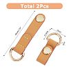 Leather Short Suspension Clasps PURS-WH0008-13B-2