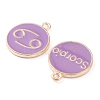 Alloy Enamel Pendants ENAM-S124-01A-01-3