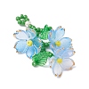 Acrylic Flower Pendants PALLOY-TA00252-4