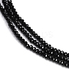 Natural Black Spinel Beads Strands X-G-P553-F08-01-4