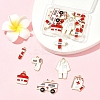 18Pcs 7 Styles Medical Theme Alloy Enamel Pendants FIND-FS0004-36-7