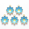 Alloy Enamel Pendants X-ENAM-S121-116E-2