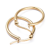 201 Stainless Steel Hoop Earrings LS-EJEW-I245-03F-2