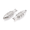 304 Stainless Steel Fish Pendants STAS-T069-10P-2