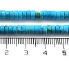 Dyed Natural Magnesite Beads Strands G-G121-A01-01-5
