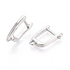 Brass Hoop Earring Findings KK-N267-23A-P-2