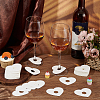 Paper Wine Glass Charms AJEW-WH0080-13A-5