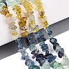 Natural Fluorite & Amethyst & Citrine(Heated) Beads Strands G-N371-02A-01-2