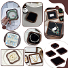 4Pcs 4 Styles Square Wood Display Trays for Rings Earrings Bracelets ODIS-PH0009-26-5