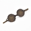 Iron Hair Bobby Pin Findings IFIN-WH0051-93A-1