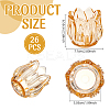 26Pcs Glass Candle Cups AJEW-WA0004-69A-2