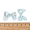Transparent Printed Acrylic Beads OACR-H124-01B-3