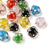 Handmade Gold Sand Lampwork Beads LAMP-F047-03-1