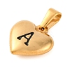 304 Stainless Steel Pendants STAS-P278-01A-G-1-2