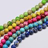 Natural Imperial Jasper Beads Strands G-I122-10mm-M-1