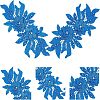 Polyester Embroidered Floral Lace Collar DIY-WH0326-47A-1