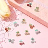 12Pcs 6 Colors Rack Plating Alloy Pendants FIND-FS0003-11-8