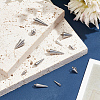 12Pcs 6 Styles 304 Stainless Steel Pendants STAS-LP0001-32-3