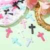 30Pcs 6 Colors Religion Opaque Resin Pendants RESI-CJ0003-46-6