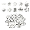 20Pcs 10 Style Tibetan Style Alloy Pendants FIND-YW0004-89-1