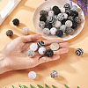 40Pcs 8 Styles Resin Rhinestone Beads RESI-CW0001-23-7