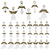 48Pcs 6 Styles Acrylic & Alloy Pendants PALLOY-PH01800-02-1