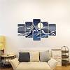Printed Cloth Hanging Wall Decorations HJEW-WH0180-005-6