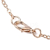 Brass Cable Chains Necklace Making MAK-N029-01RG-2