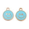 Alloy Enamel Pendants PALLOY-S192-04G-03-1