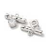 Brass Micro Pave Cubic Zirconia Charms KK-Q809-13P-2