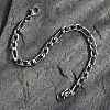 1Pc Trendy Women's 304 Stainless Steel Figaro Chain Bracelets BJEW-DJ0001-81-2