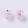 Handmade Silver Foil Lampwork Beads LAMP-J089-P13-2