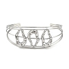 Non-Tarnish 304 Stainless Steel Hollow Open Cuff Bangles BJEW-Q348-03P-05-2