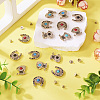 8 Styles Alloy Decorative Rivets BUTT-TA0001-19-6