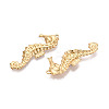 304 Stainless Steel Sea Horse Pendants STAS-T069-18G-2