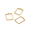 Alloy Open Back Bezel Big Pendants PALLOY-TA0021-02G-10