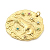 Real 18K Gold Plated PVD Vacuum Plating 304 Stainless Steel Pendants STAS-L278-003G-02-2