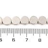 Flat Round Tibetan Style Alloy Bead Strands TIBEB-O007-48-NR-4