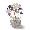 Natural Fluorite Chips Tree Decorations DJEW-Z007-02D-1